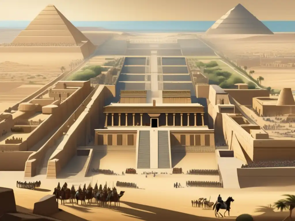 La antigua ciudad de Tebas en Egipto muestra su grandiosidad y poder con su planificación urbana con fines militares