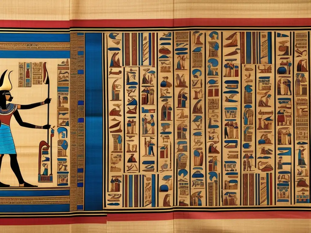 Una antigua reina egipcia enriquece la escritura jeroglífica con su presencia majestuosa, destacando el poder de las mujeres en la escritura egipcia