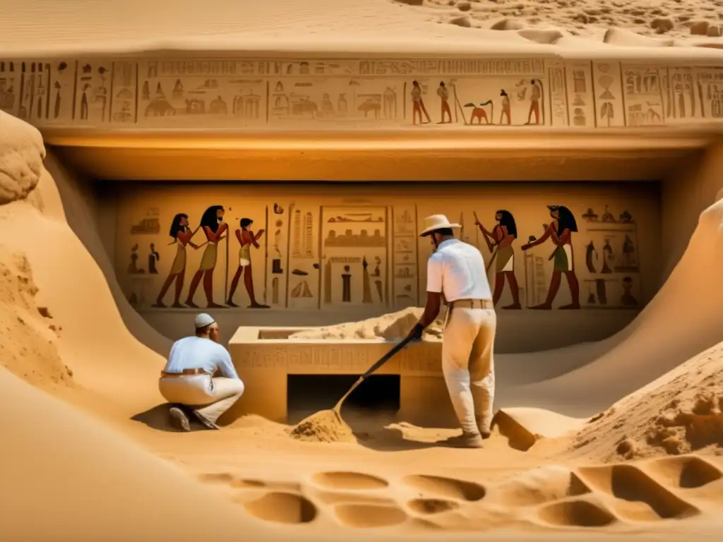 En la antigua tumba egipcia, arqueólogos desentrañan misteriosos jeroglíficos