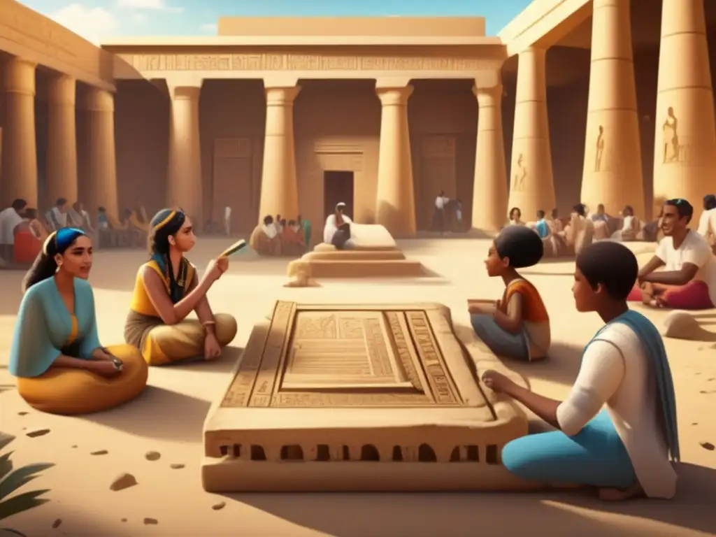En el antiguo Egipto, la educación unía clases sociales