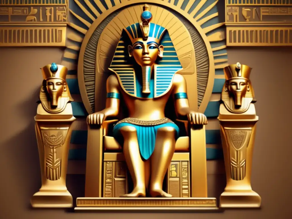 El antiguo y misterioso mundo de los secretos genéticos de la realeza egipcia se revela en esta detallada ilustración vintage