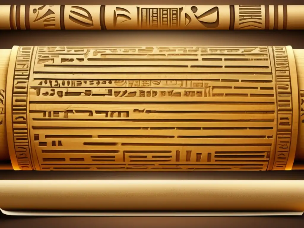 Un antiguo pergamino de Egipto revela textos literarios, escenas vivas y arte en hieroglíficos dorados