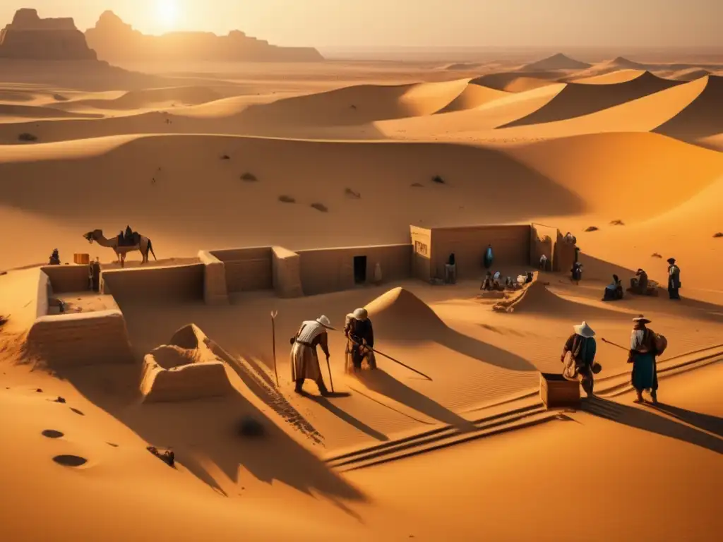 Arqueólogos desentierran tesoro perdido en un sitio de entierro del Imperio Medio, bajo el cálido sol del desierto