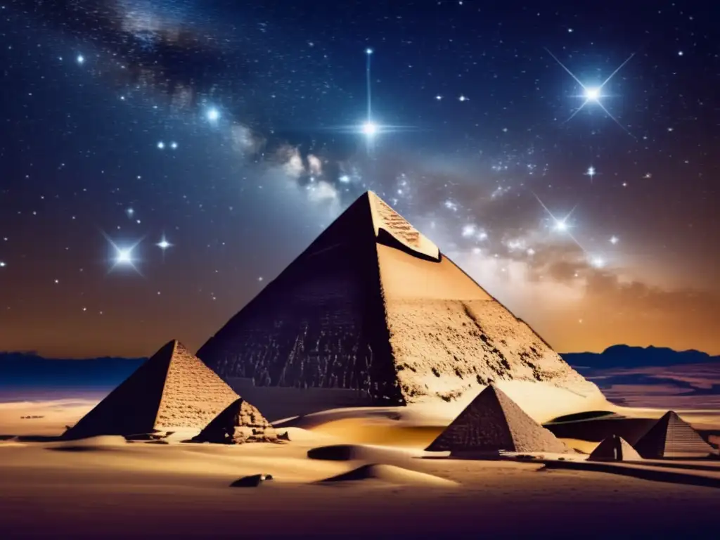 Representación astronómica de la arquitectura egipcia: la alineación de la Gran Pirámide de Giza con la constelación de Orión