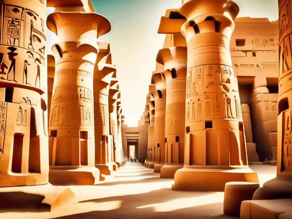 El corazón espiritual del antiguo Egipto cobra vida en la gran sala hipóstila del complejo del Templo de Karnak