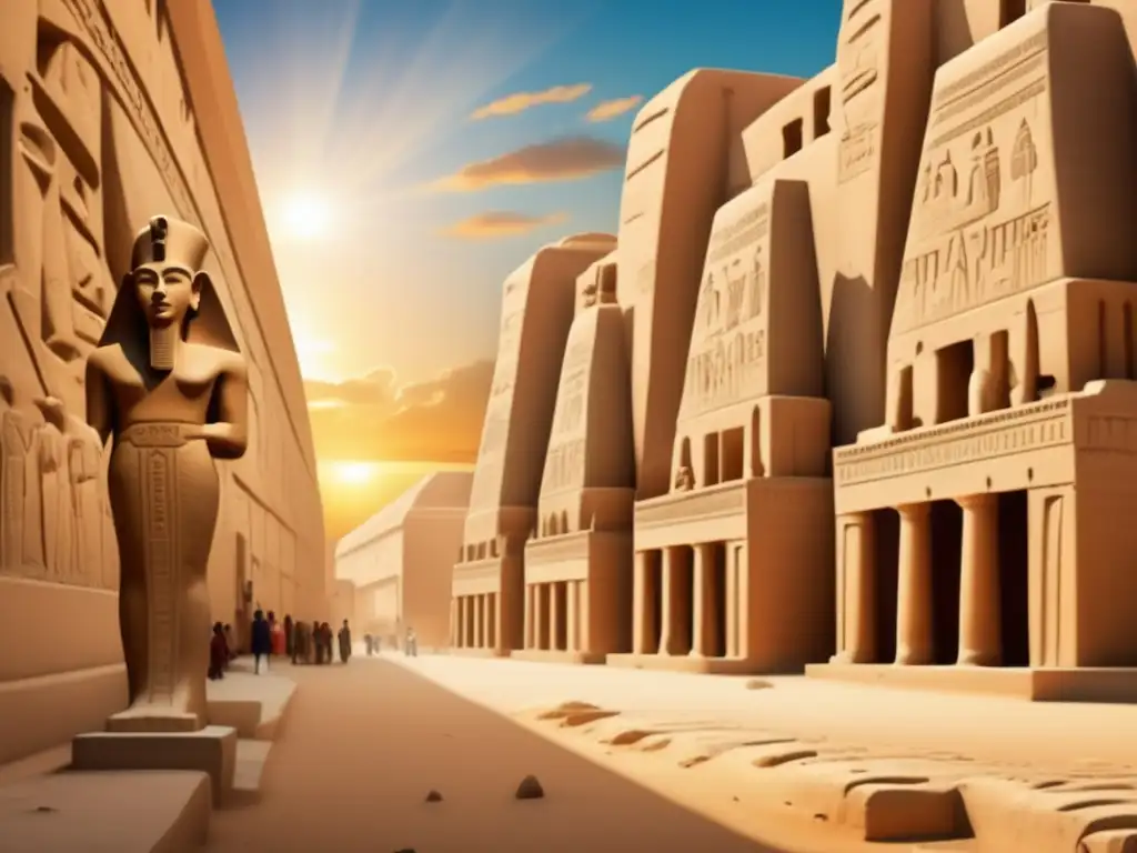 Descubrimientos recientes en Amarna: La majestuosa ciudad de Akhenaten se revela en esta imagen vintage