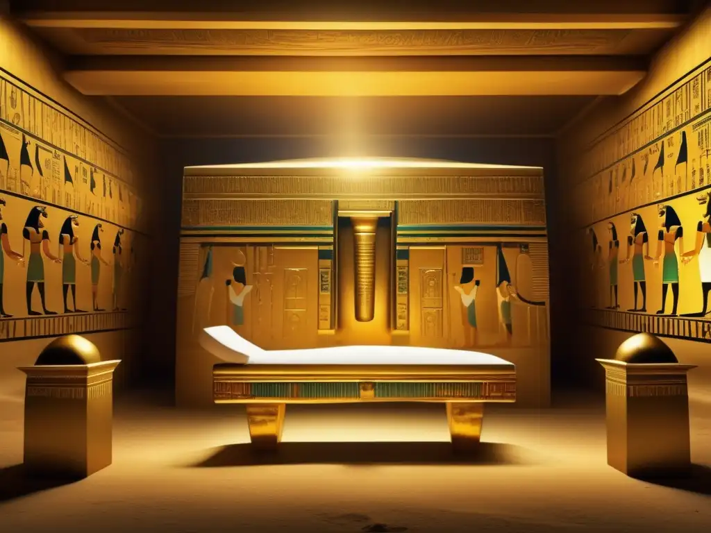 Descubrimientos recientes tumba Tutankamón: La grandiosidad de la tumba se revela en esta imagen vintage