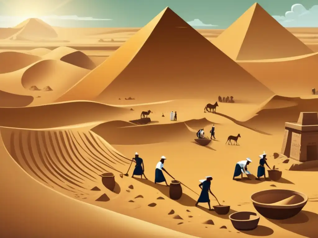 Emocionante excavación arqueológica en el antiguo Egipto