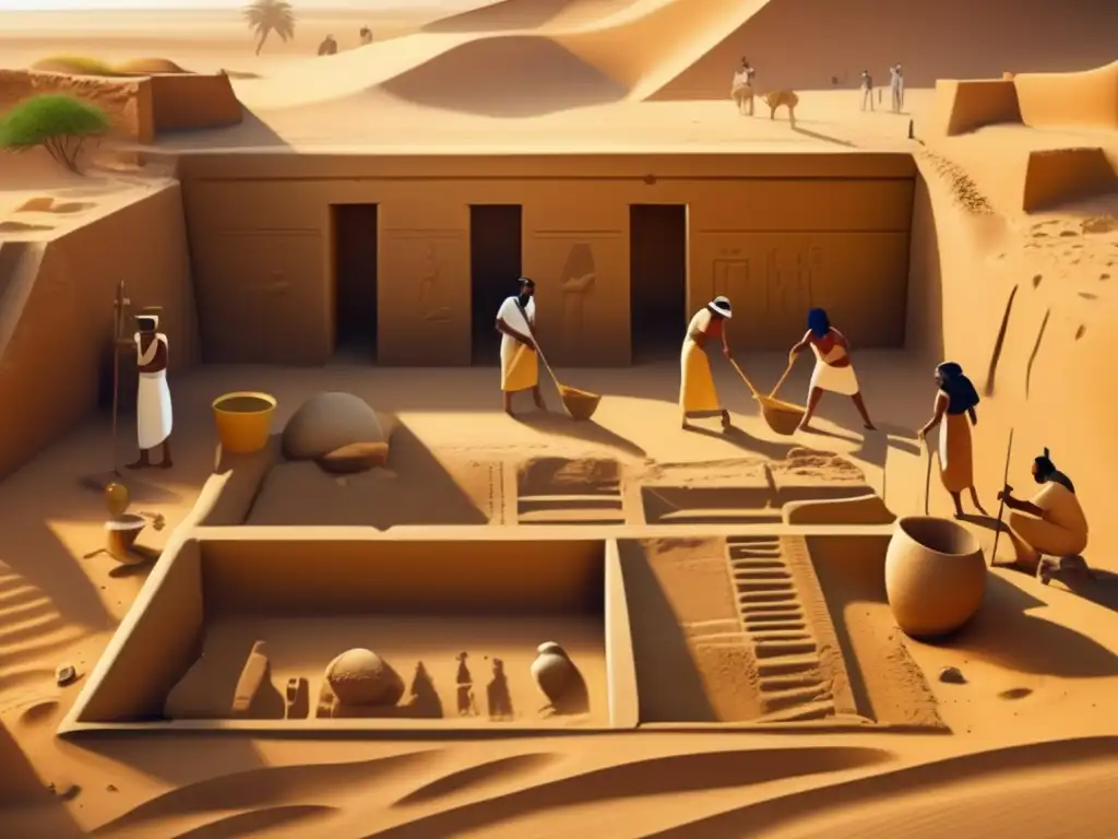 Emocionante excavación en una tumba antigua del Periodo Tardío en Egipto
