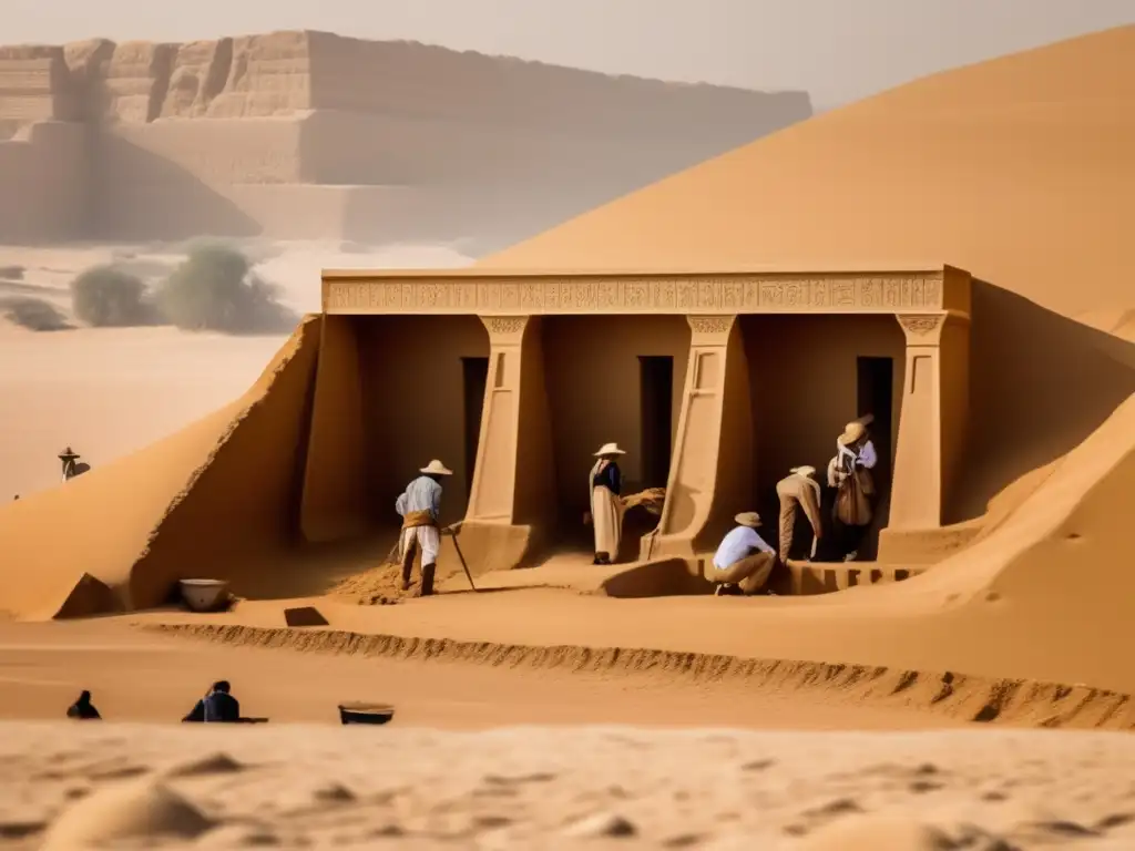 Emocionante exploración de tumbas en el Valle de los Reyes de Egipto, desenterrando tesoros ancestrales