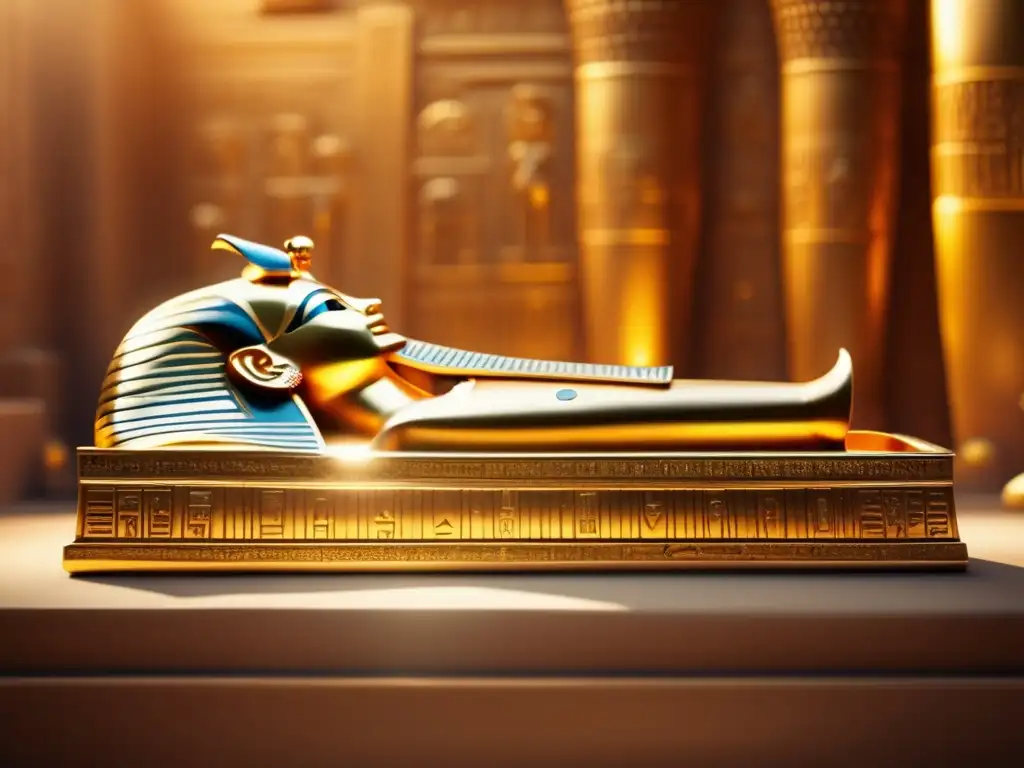 La enigmática tumba de Tutankamón revela su sarcófago dorado y la maldición de los faraones