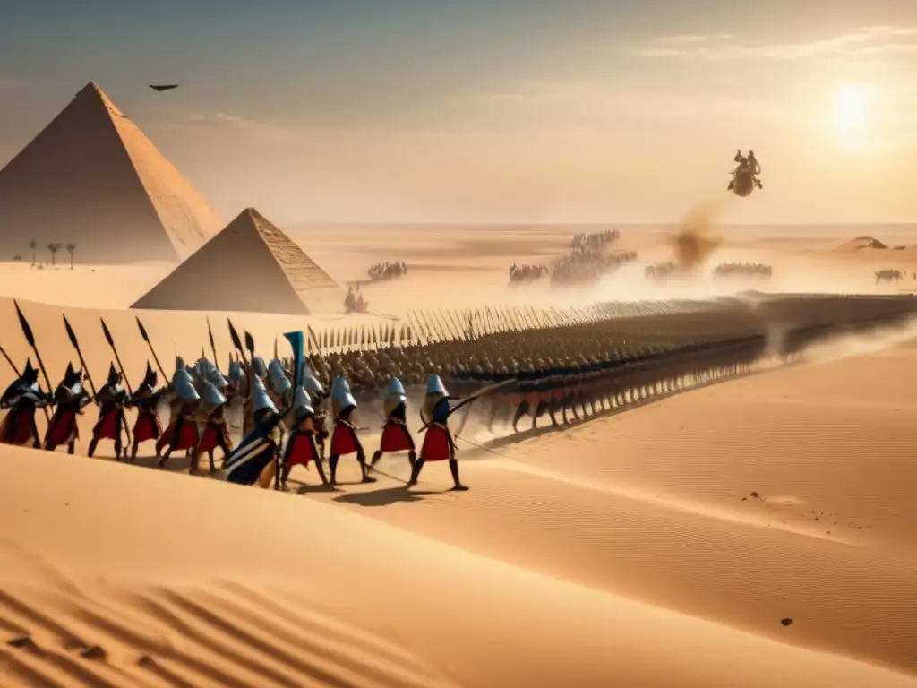 Épica batalla en el antiguo Egipto, Ramsés II y sus innovaciones militares deslumbran en el caos del combate