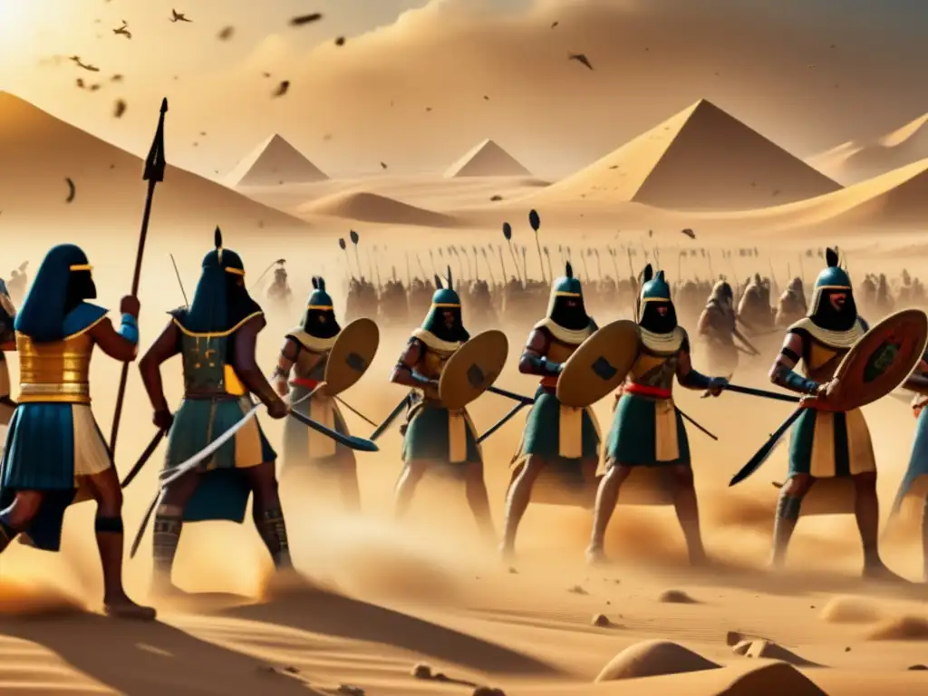 Una épica batalla en el antiguo Egipto durante el Segundo Periodo Intermedio