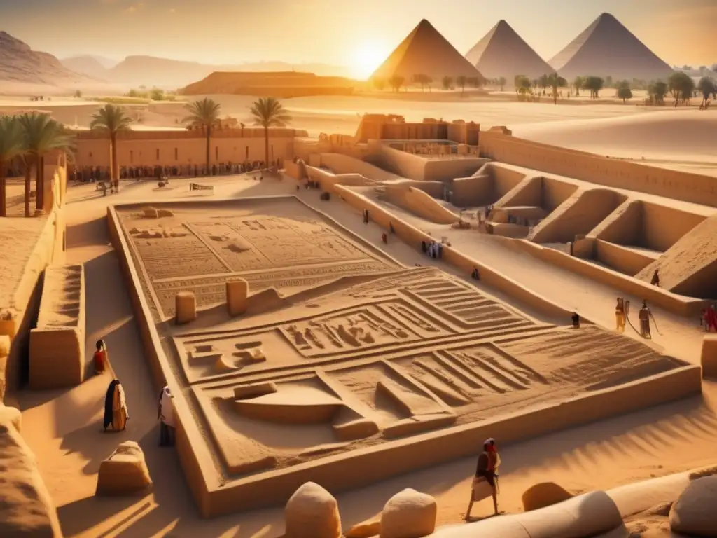 Equipo de arqueólogos en Luxor descubriendo hallazgos recientes de papiros bajo el cálido sol, revelando historias antiguas