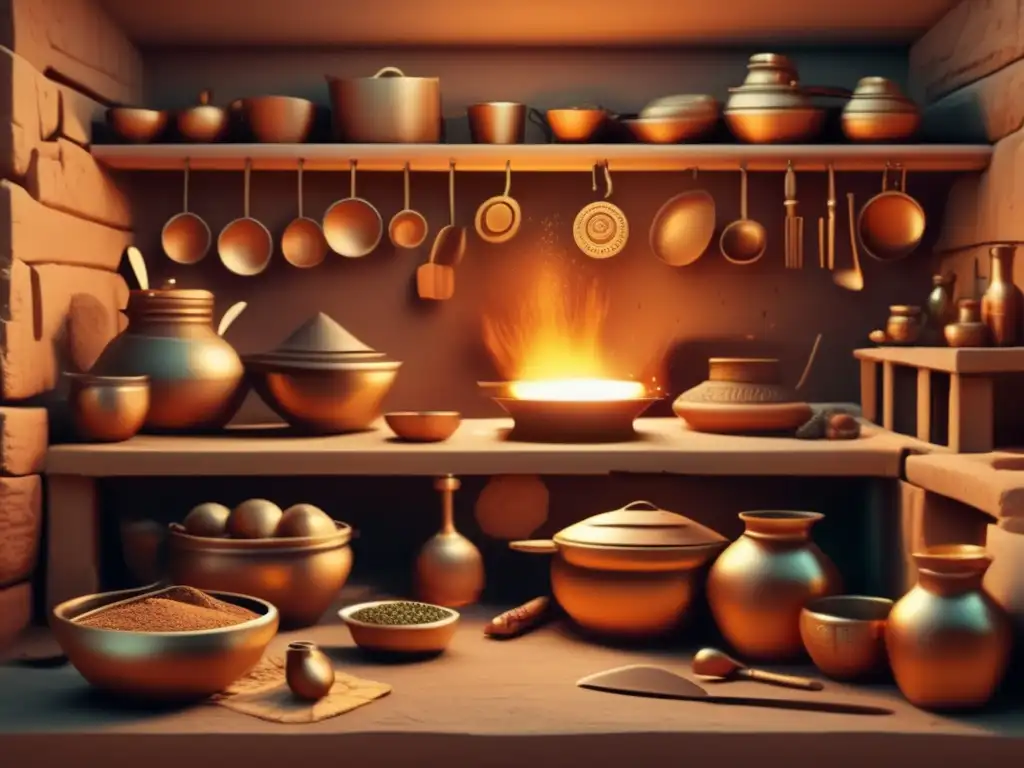 Una escena antigua de cocina egipcia muestra una dieta básica en el Antiguo Egipto