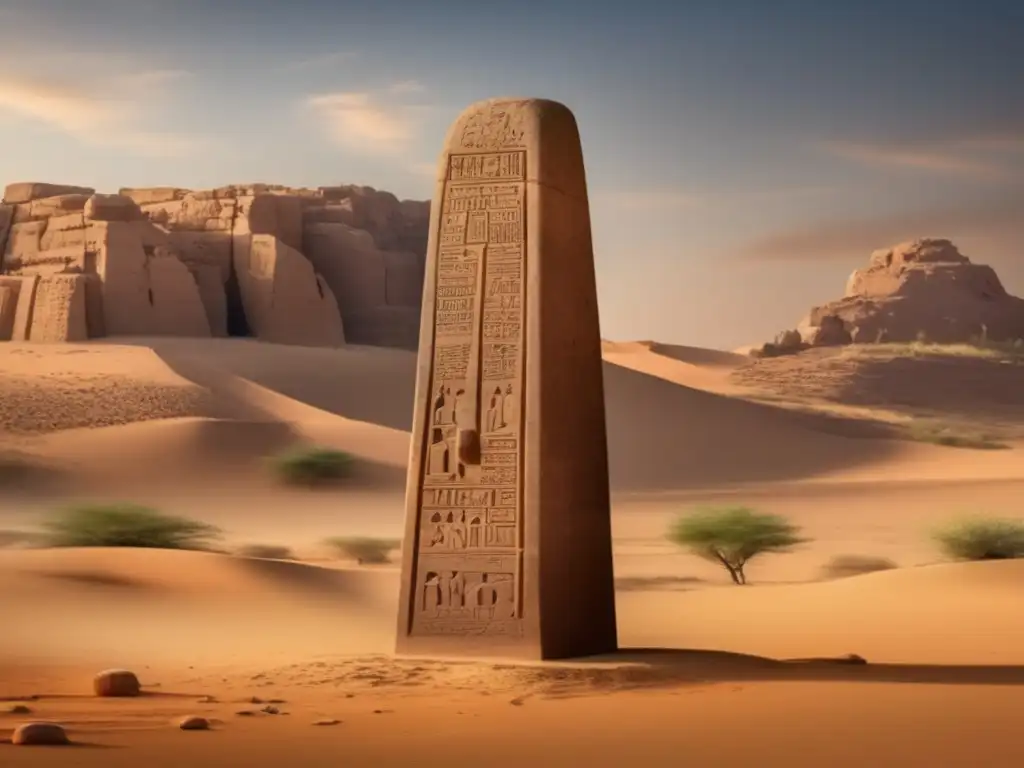 Estela milenaria de Nubia: un misterio tallado en piedra, fusionando política y religión en las Estelas de Frontera de Akhenatón Nubia