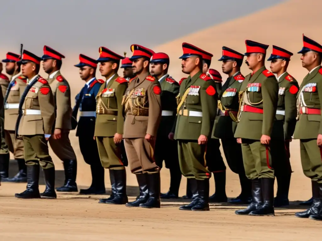 La estrategia militar del antiguo Egipto cobra vida en una imagen detallada de la jerarquía y organización del Ejército Egipcio