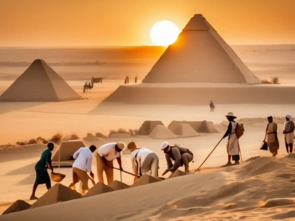 Exploración arqueológica en la Pirámide de Unas en Egipto
