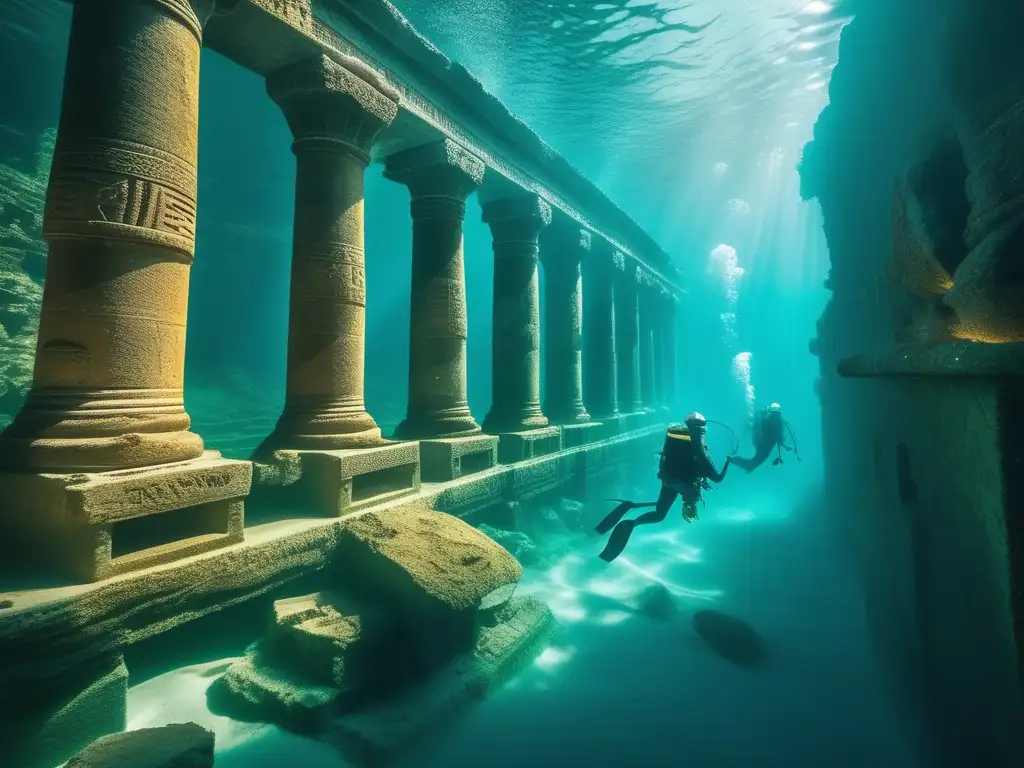 Exploraciones subacuáticas en templos sumergidos del Nilo revelan secretos ancestrales bajo aguas turquesas