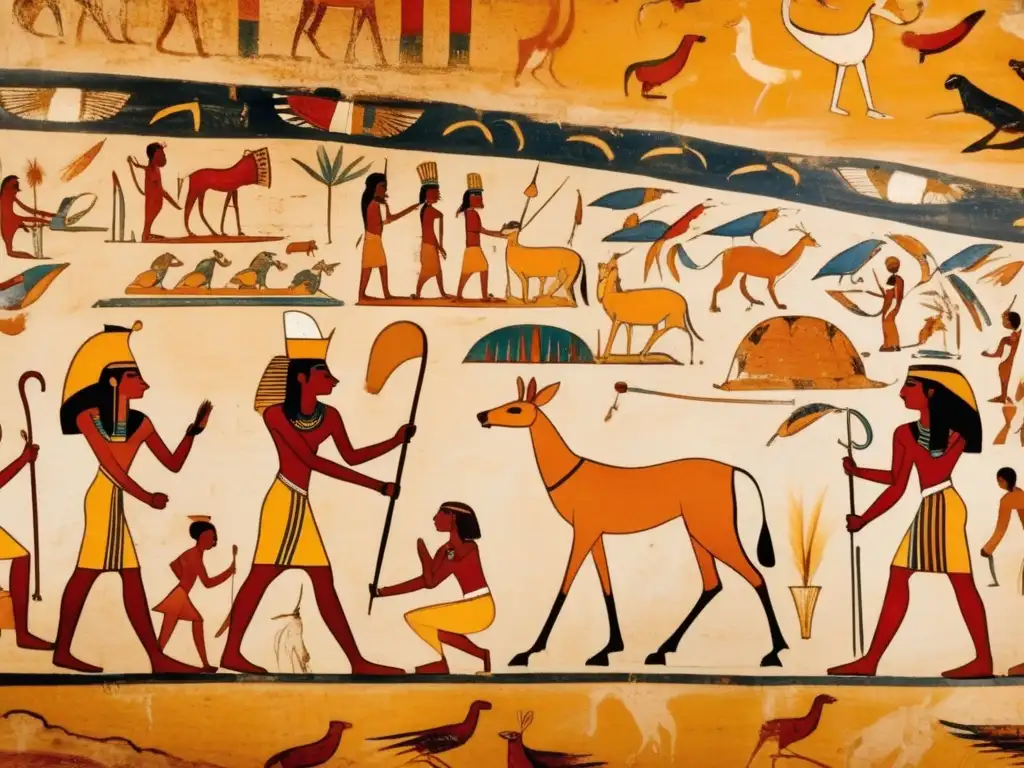 Expresiones artísticas del Egipto Predinástico en una cautivadora pintura rupestre del Valle del Nilo