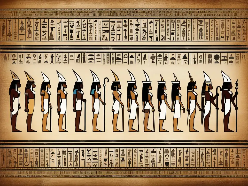 Un fascinante recorrido visual por los nombres de los faraones del Antiguo Egipto
