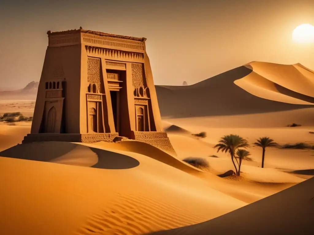 Las Fortificaciones del Desierto en Nubia resplandecen en una imagen impresionante en 8k ultra detallada