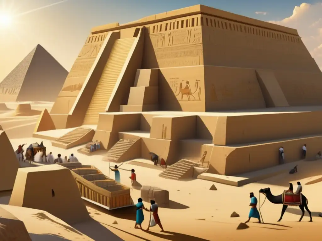 La grandiosa construcción en Egipto revela el uso de rampas en construcción egipcia