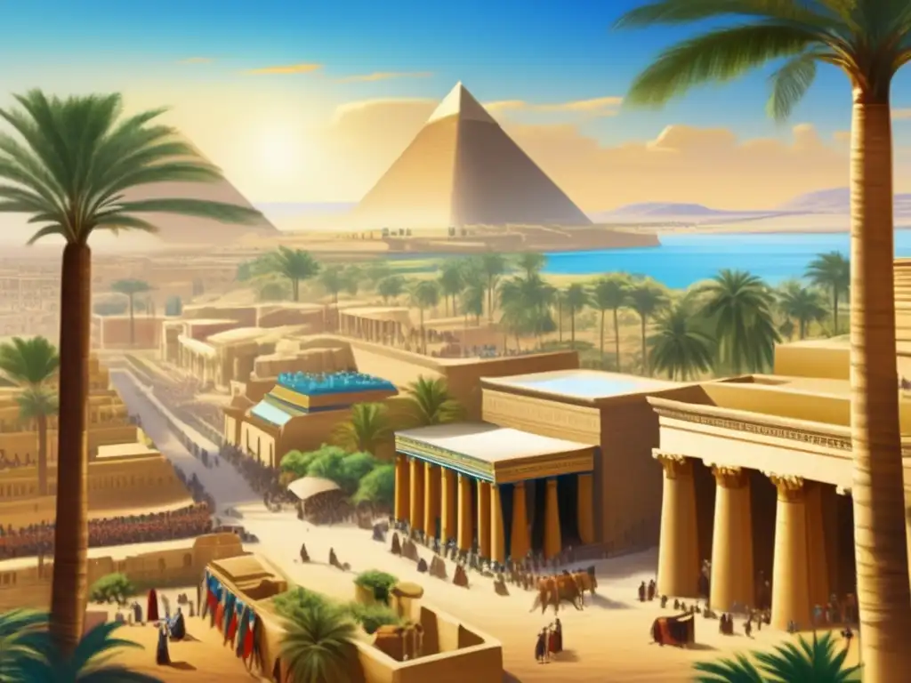 La grandiosidad de Thebes durante el reinado transitorio de Thutmose II se revela en esta imagen vintage