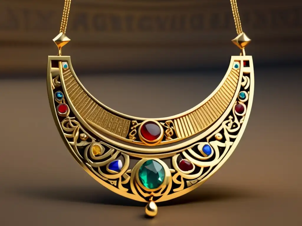 Una imagen detallada que muestra la conexión entre la joyería y los accesorios egipcios modernos y la antigua civilización de Egipto