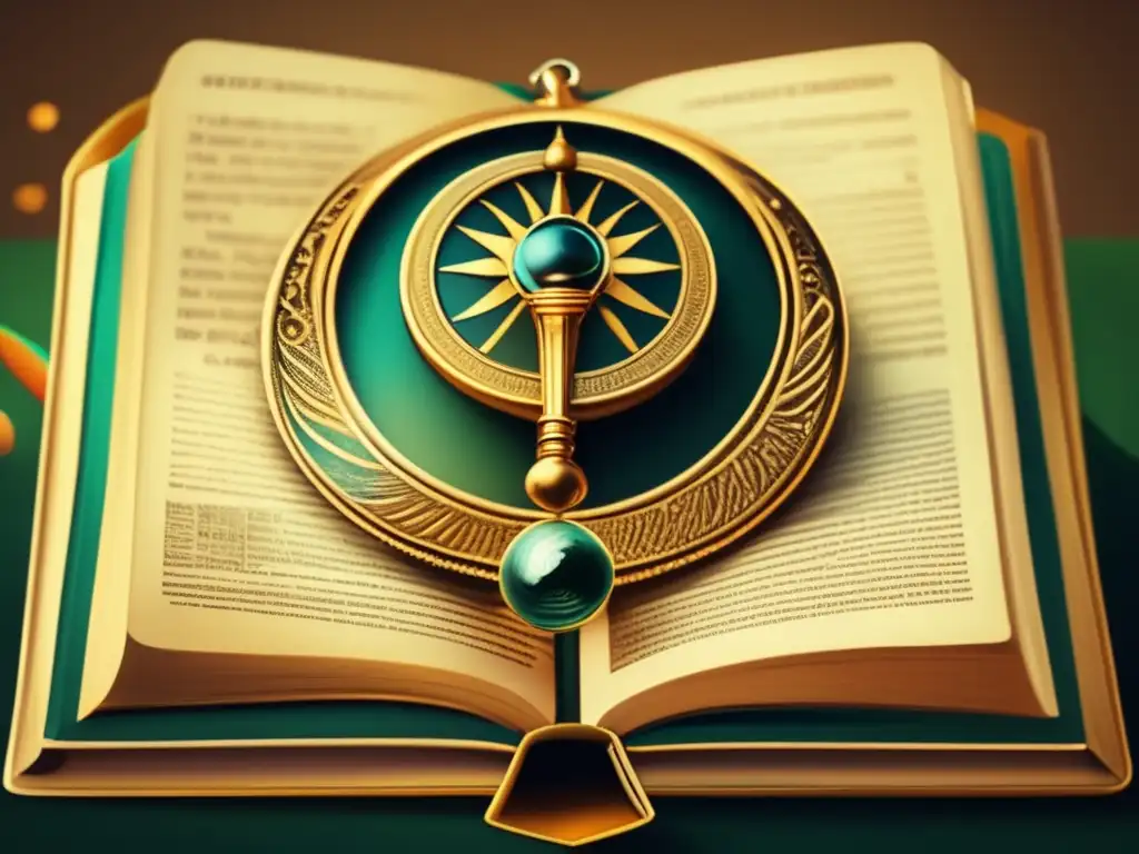 El Libro de Thoth: Búsqueda del Conocimiento Oculto y la Sabiduría Eterna - Imagen Vintage en 8k Una imagen detallada en estilo vintage para el artículo 'El Libro de Thoth: La Búsqueda del Conocimiento Oculto y la Sabiduría Eterna'