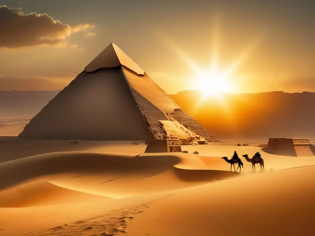 Una imagen vintage de Egipto revela la influencia del Dios Ra en el Culto al Sol