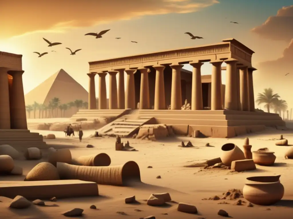 La impactante escena muestra el impacto de las invasiones de los Pueblos del Mar en el antiguo Egipto