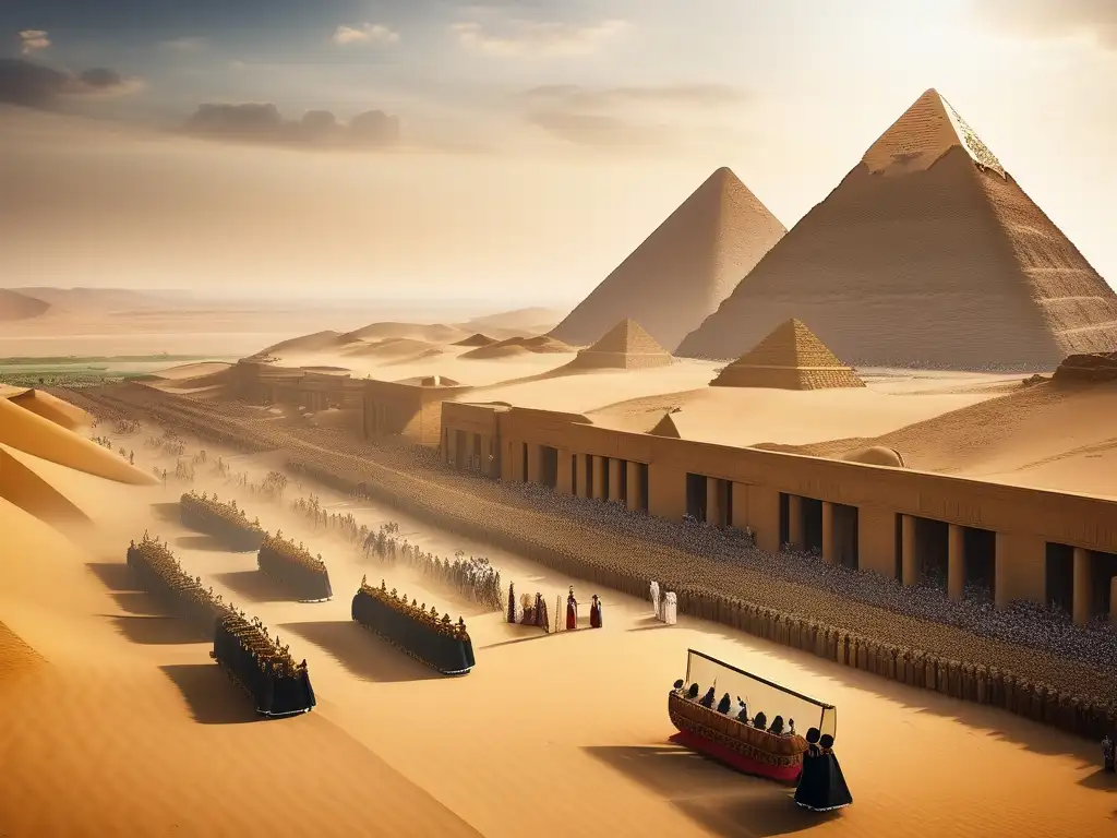 Una impactante imagen ultradetallada en 8k muestra las prácticas funerarias en el Antiguo Egipto