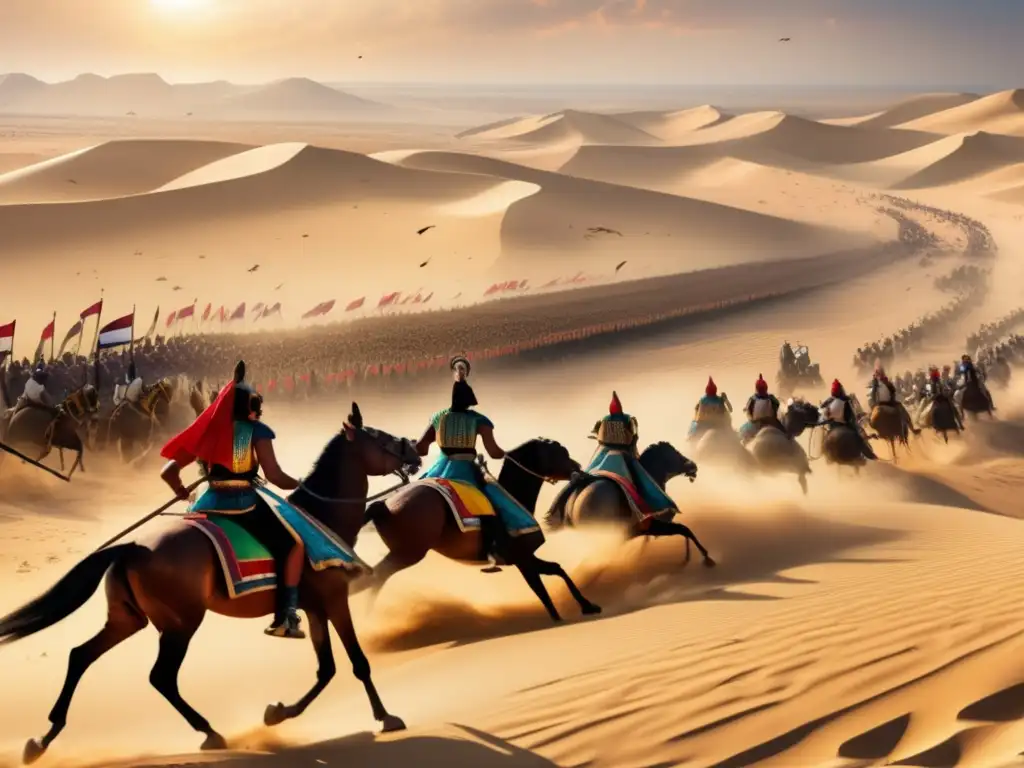 Imponente batalla en el antiguo Egipto: tácticas militares egipcias en la caballería y carros de guerra