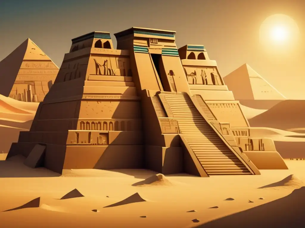 Imponente fortaleza egipcia en el Medio Oriente, con su arquitectura milenaria y estratégica