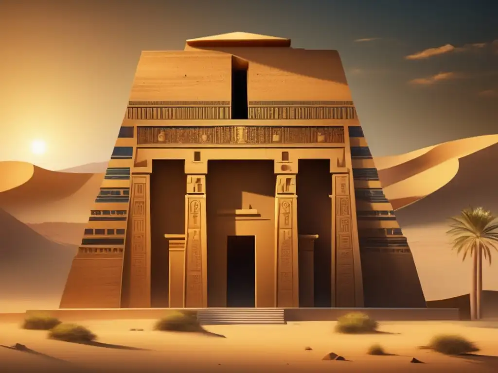 Imponente Gran Templo de Ptah en Menfis emerge con detalle 8k
