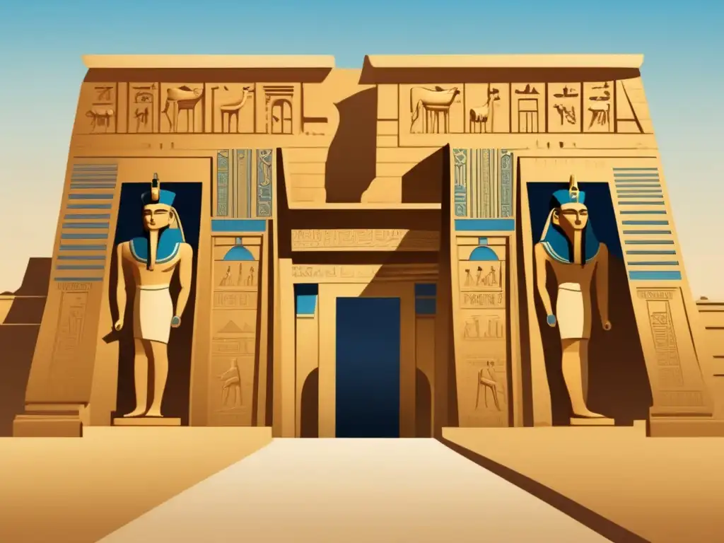 Maravíllate con el imponente Templo de Horus en Edfu, su grandiosidad y detalles arquitectónicos lo transportarán a la antigua mitología egipcia