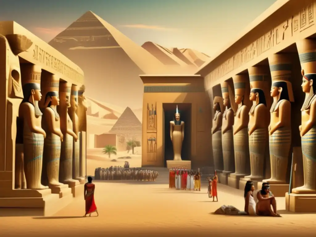 Un impresionante bajorrelieve vintage muestra la grandeza y legado de los bajorrelieves propaganda era faraones en la antigua arquitectura egipcia