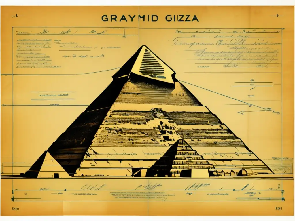 Una impresionante imagen en 8K muestra el detallado diseño arquitectónico de la Gran Pirámide de Giza