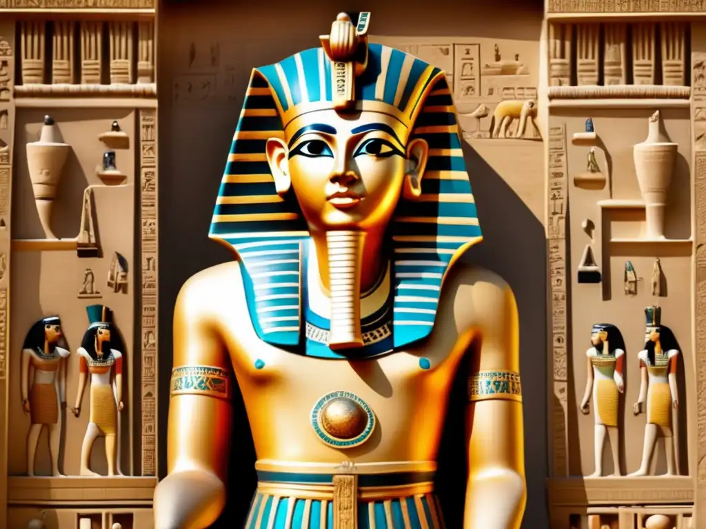 Una impresionante imagen de una estatua perfectamente conservada del Arte Dinástico Temprano en Egipto