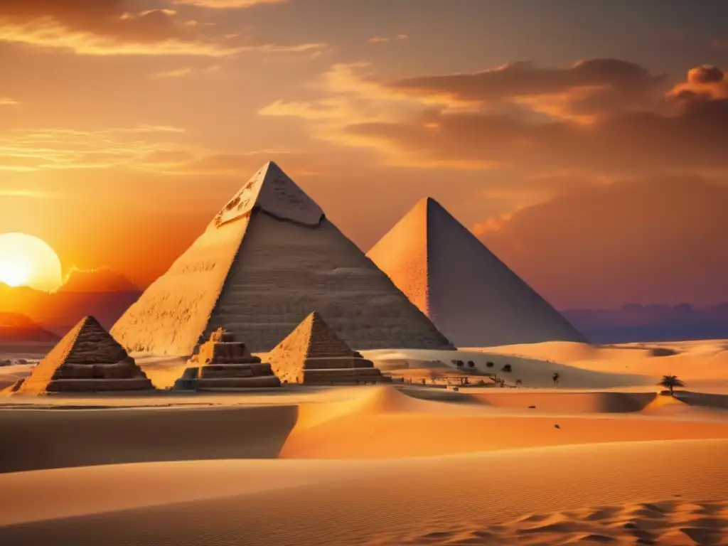 Una impresionante imagen ultradetallada en 8k transporta al espectador de vuelta al antiguo Egipto