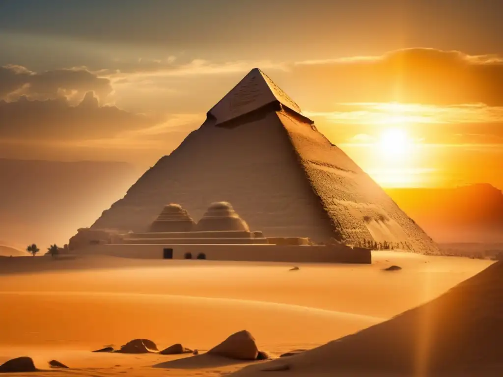 Influencia del Dios Ra en Egipto: Un amanecer mágico ilumina el majestuoso Templo de Ra