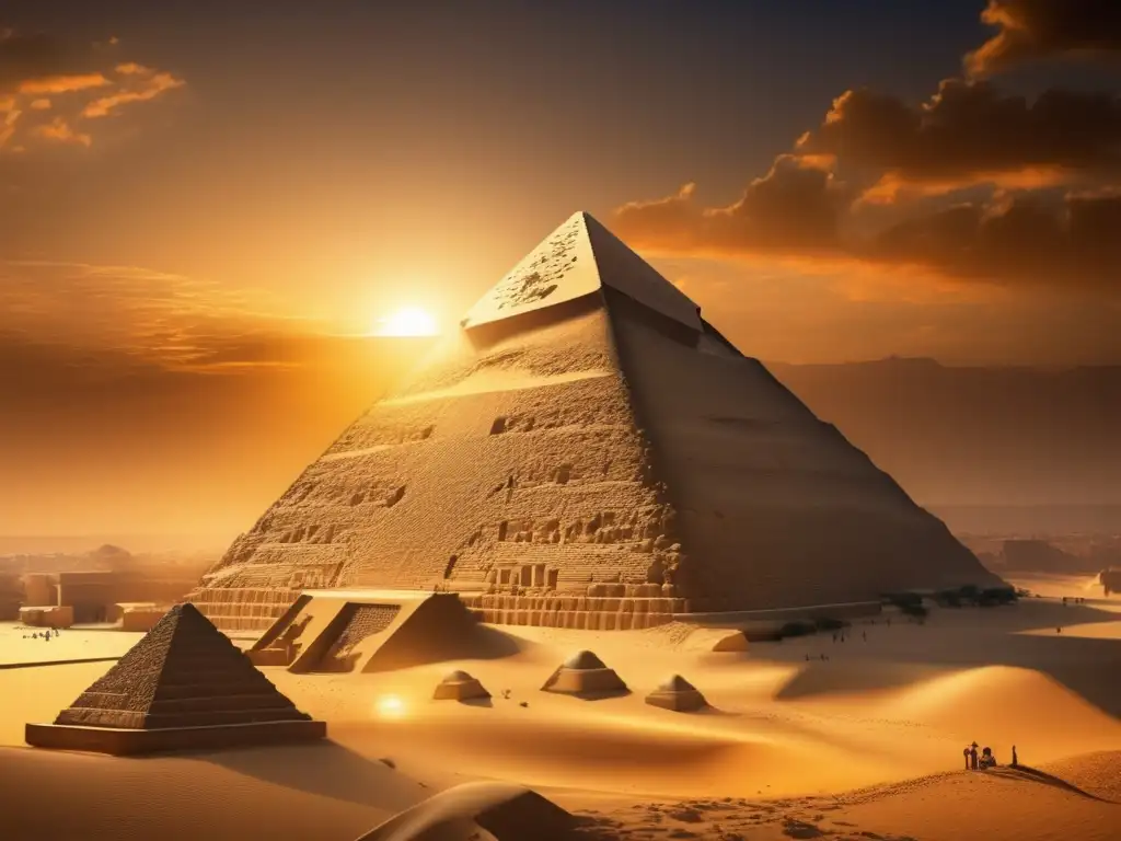 El interior de la Gran Pirámide de Giza, detallado en 8K, revela pasajes y cámaras intrincados
