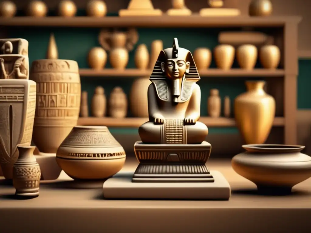 Legado Hicsos: Descubre los tesoros de una antigua civilización egipcia en esta imagen vintage llena de historia y nostalgia