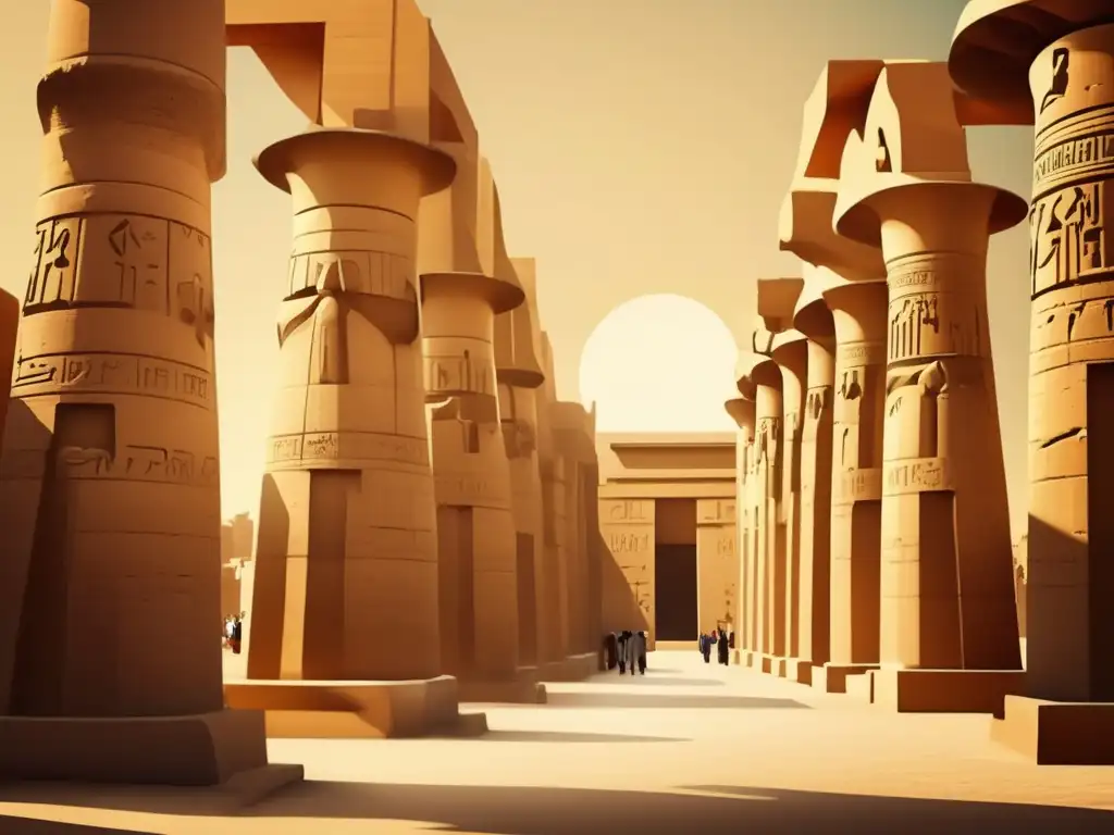 La majestuosa entrada del Templo de Karnak en Luxor, Egipto, muestra la gloria faraónica en Luxor y Tebas