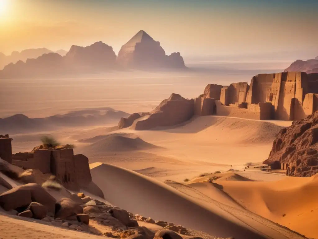 Una majestuosa fortaleza de sandstone en el Sinaí, Egipto