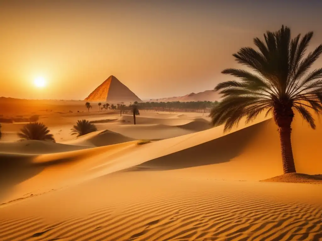 La majestuosa Muralla del Nilo en Egipto se alza imponente sobre dunas de arena dorada