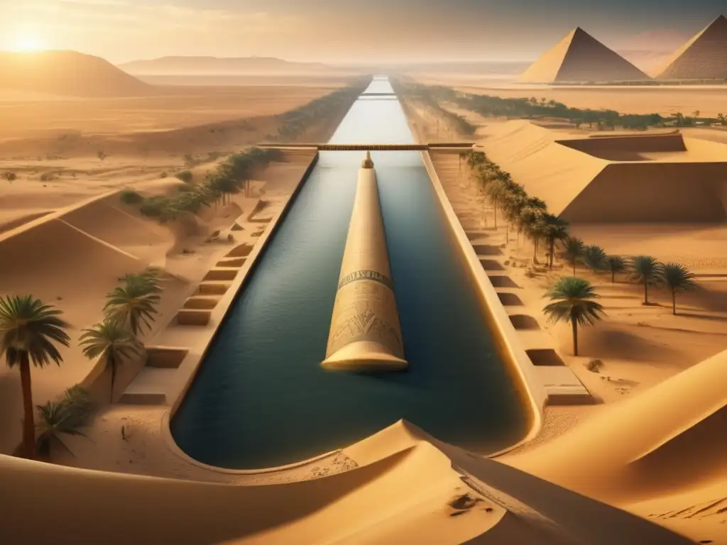 La majestuosidad de la ingeniería hidráulica egipcia se revela en esta imagen en 8k
