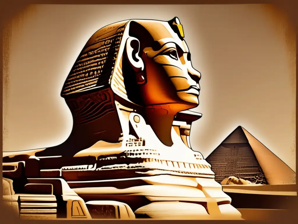 La majestuosidad y la historia de la Gran Esfinge de Giza, con sus técnicas de construcción detalladas y restauración