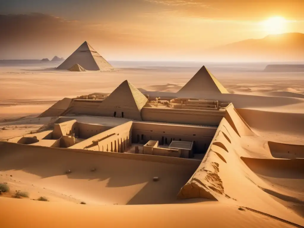 La majestuosidad de las técnicas de fortificación en Egipto se desvela ante nuestros ojos, transportándonos al corazón del desierto